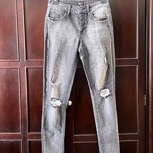 Special A Faded Black Distressed Jean - Size 5